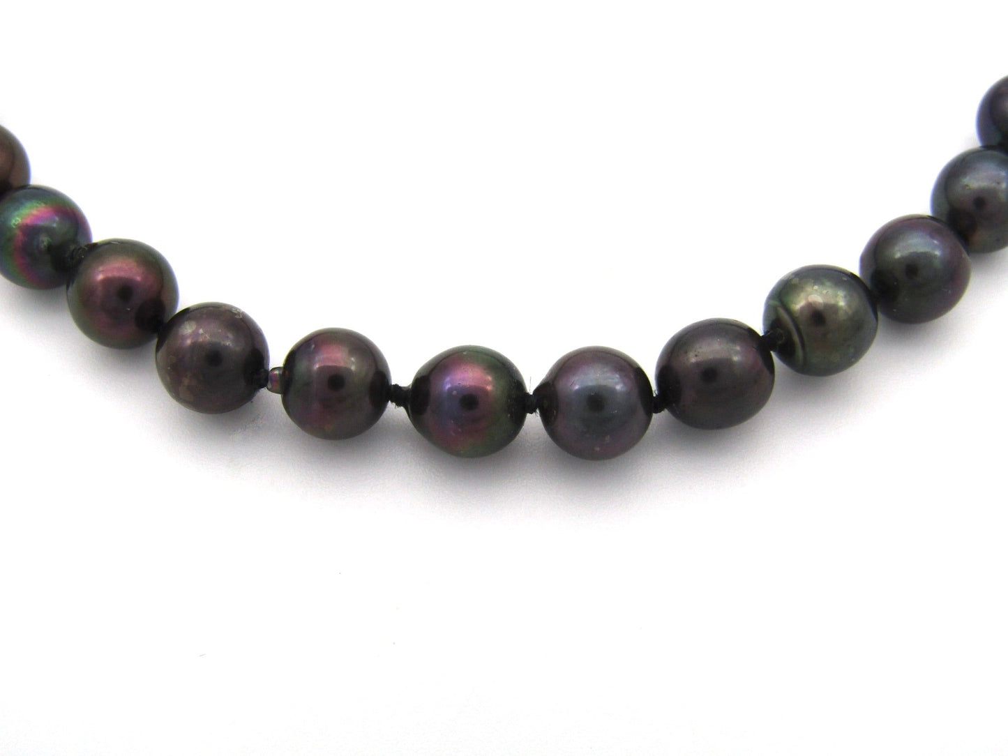 Estate, 9K gold freshwater pearl necklace by Jack Friedman