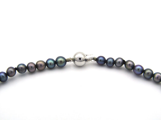 Estate, 14K gold freshwater pearl necklace by Jack Friedman