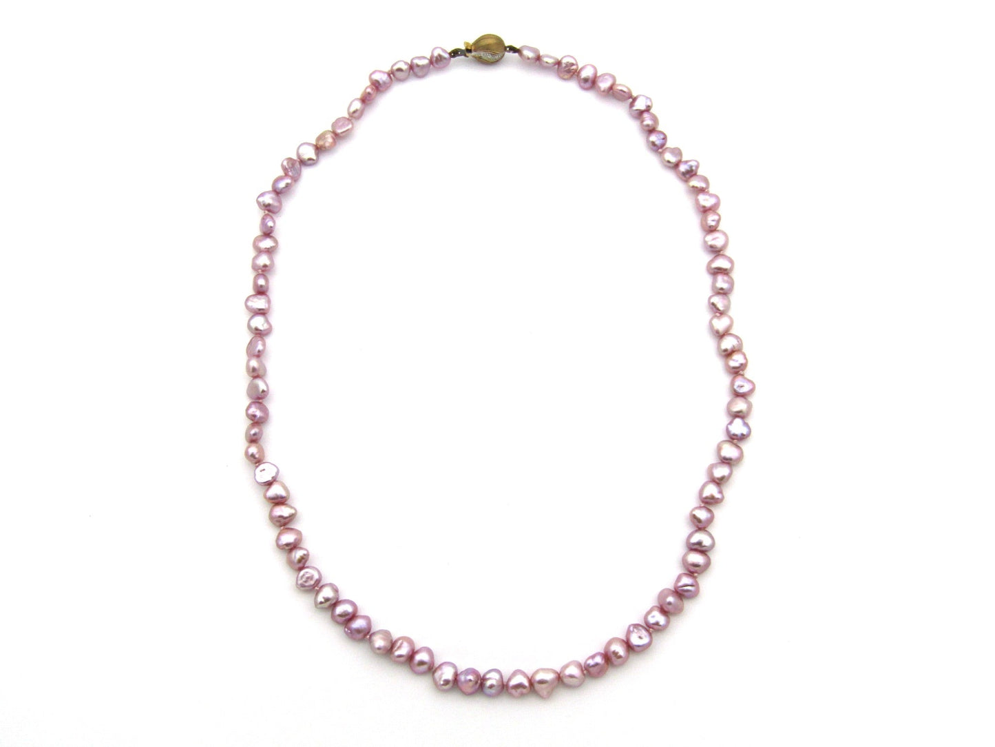 Estate, 9K gold freshwater pearl necklace by Jack Friedman