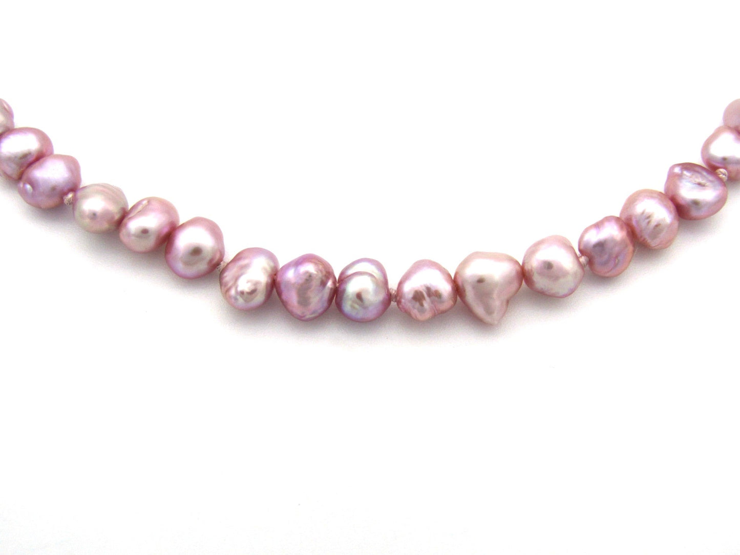 Estate, 9K gold freshwater pearl necklace by Jack Friedman