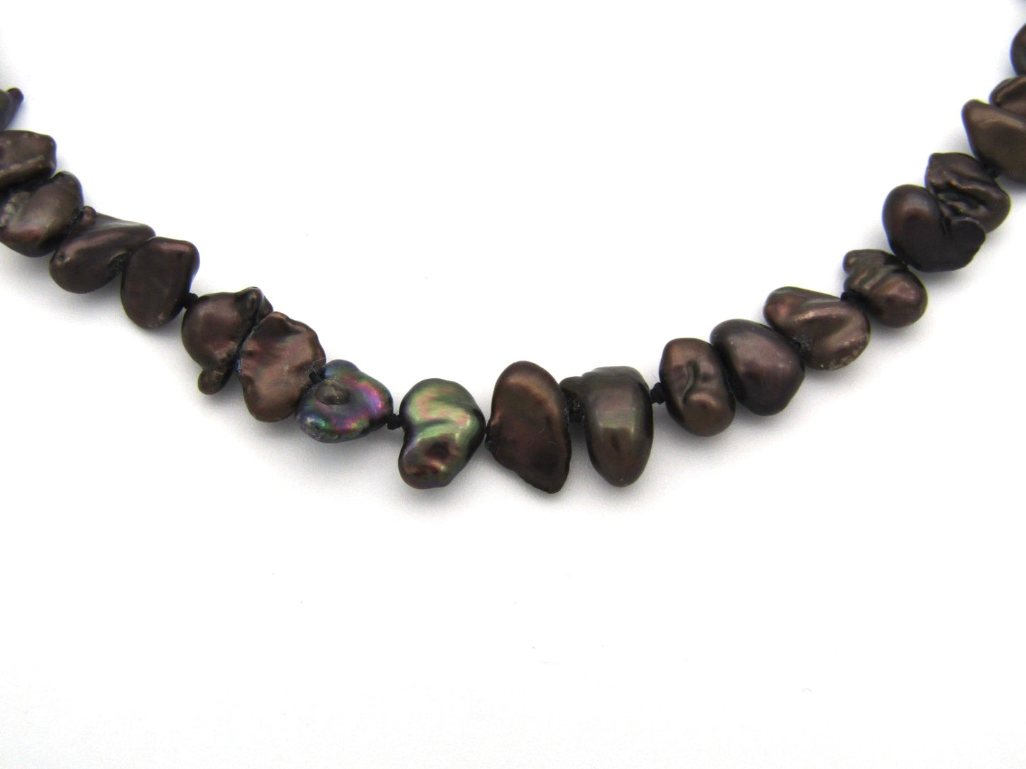 Estate, 9K gold freshwater pearl necklace by Jack Friedman