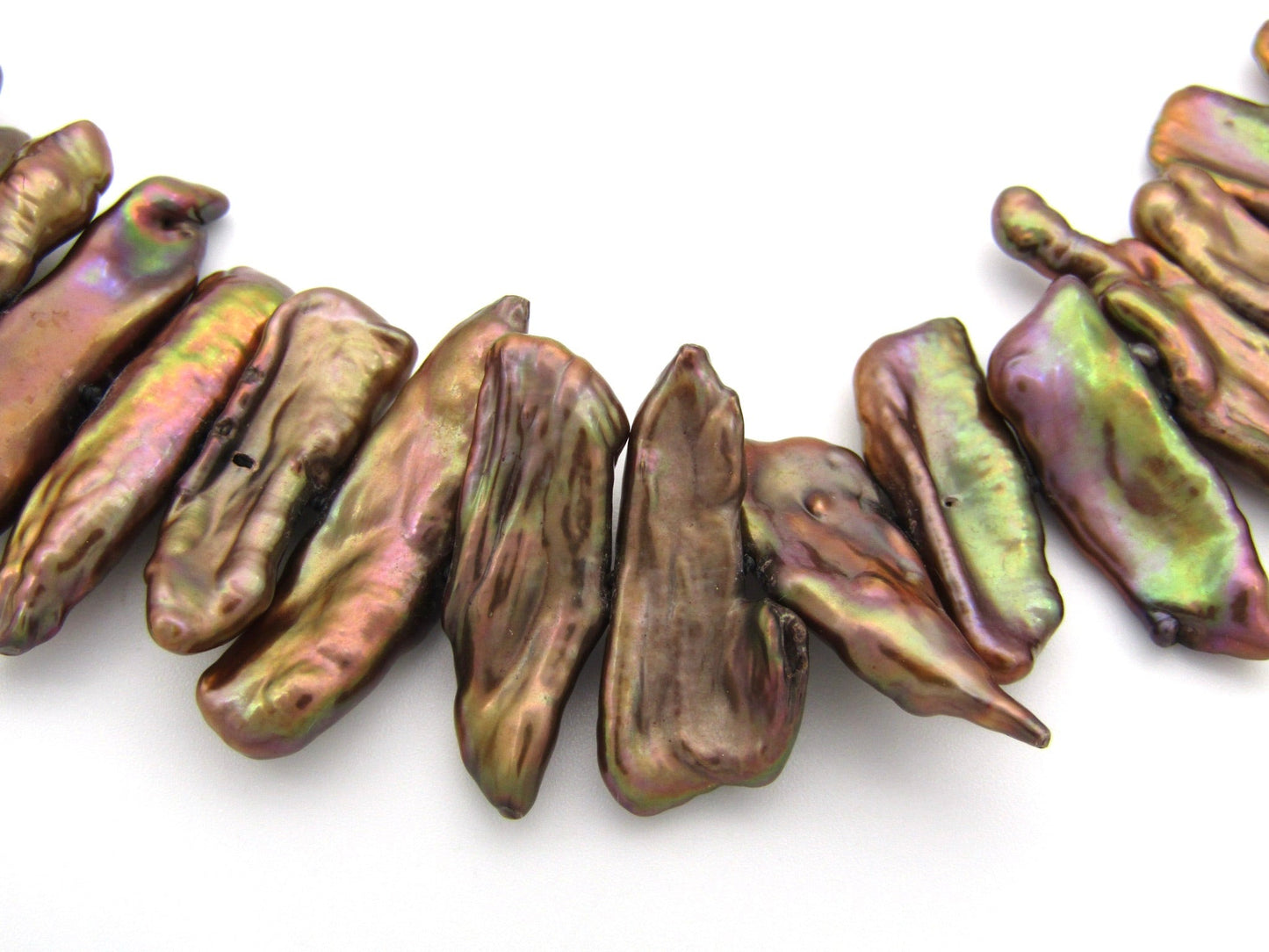 Estate, 9K gold freshwater pearl necklace by Jack Friedman