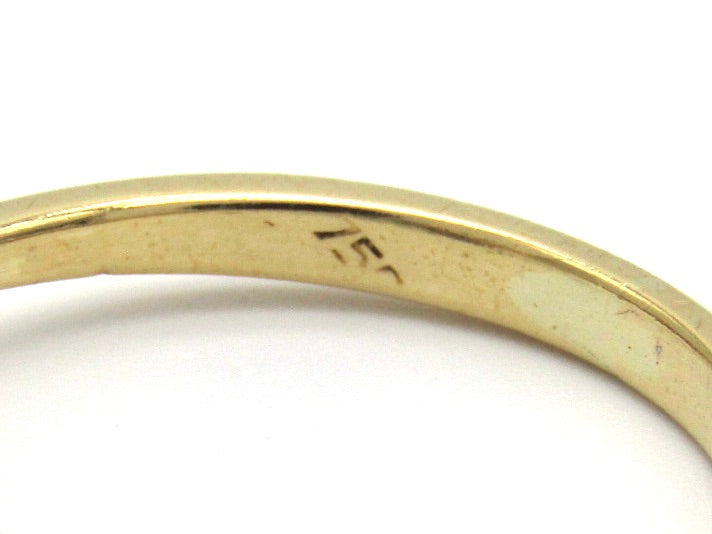 Vintage, 18K gold diamond engagement ring