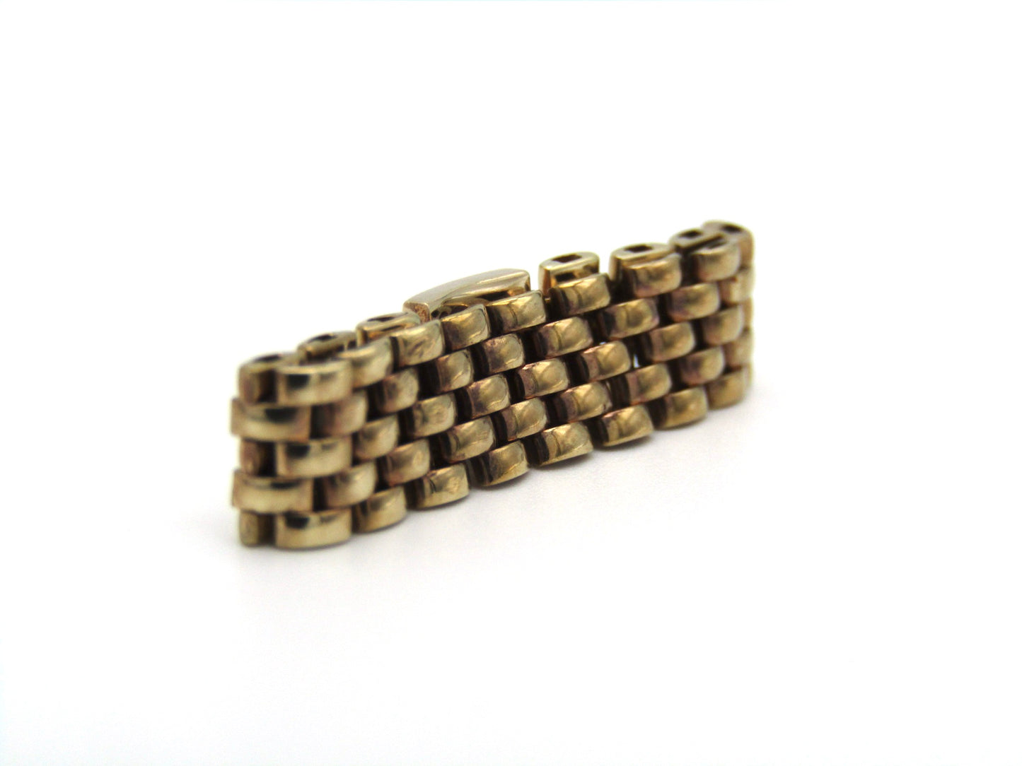 Estate, 9K gold cable mesh ring