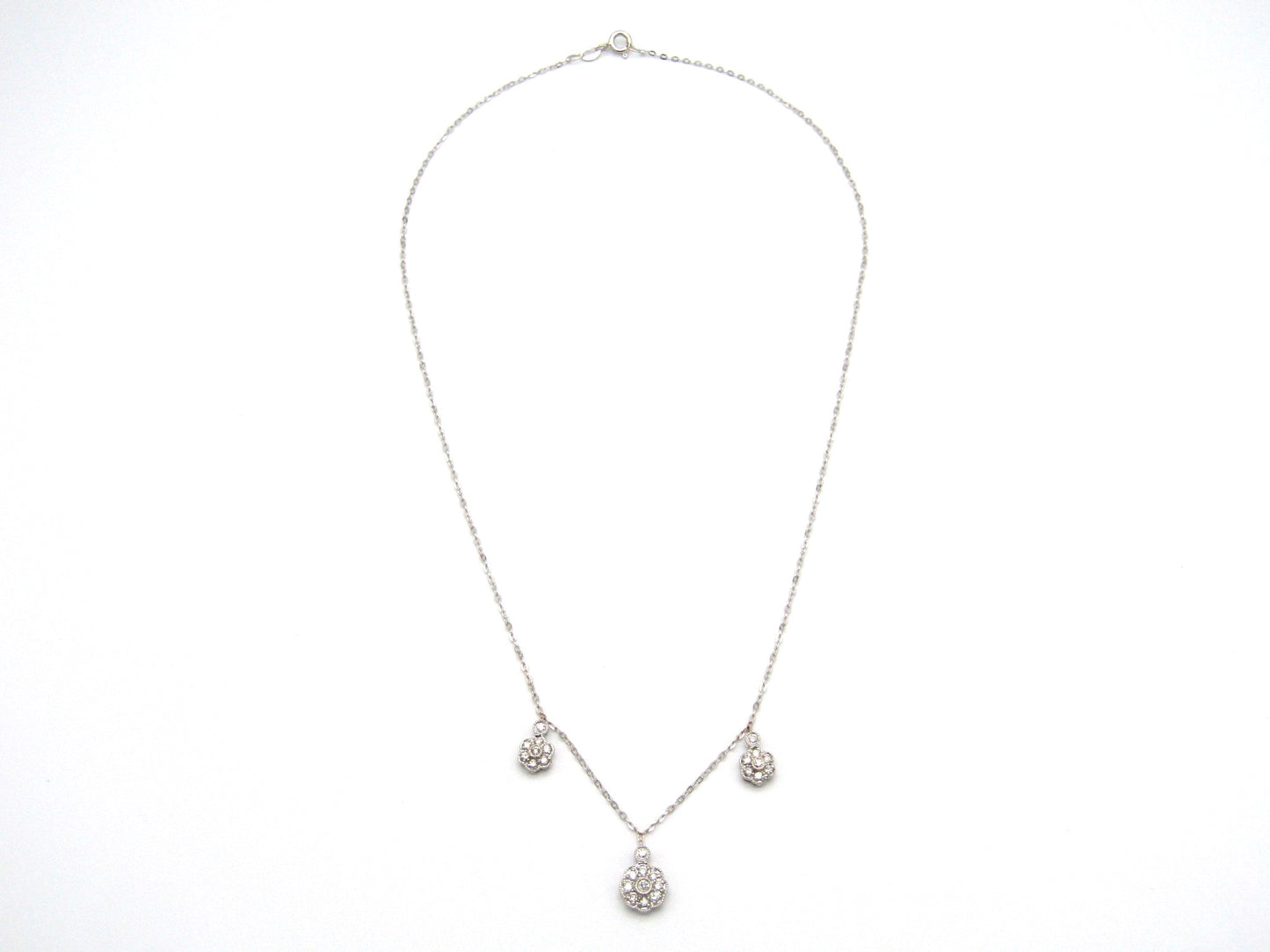 Estate, 18K gold diamond necklace by UnoAerre