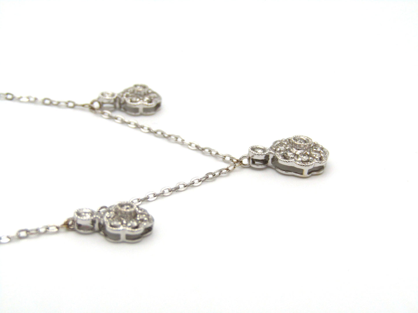 Estate, 18K gold diamond necklace by UnoAerre
