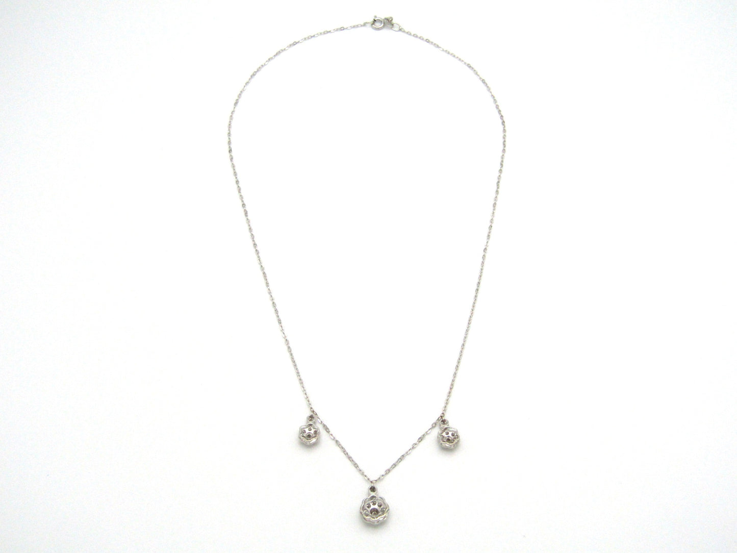 Estate, 18K gold diamond necklace by UnoAerre