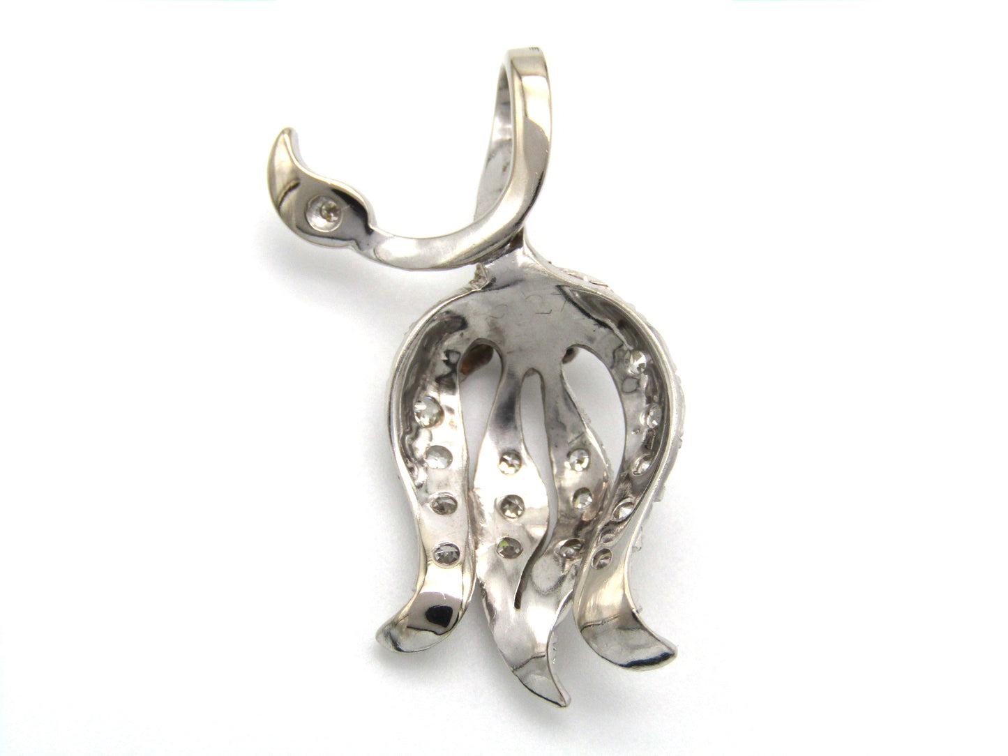 Edwardian, 9K gold diamond pendant