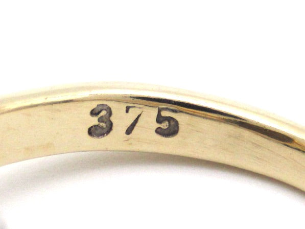 Vintage, 9K gold diamond cluster ring
