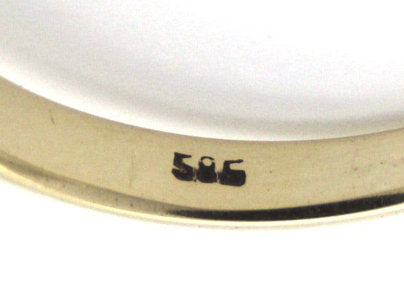 Edwardian, 14K gold 0.91ct Old mine-cut diamond solitaire engagement ring