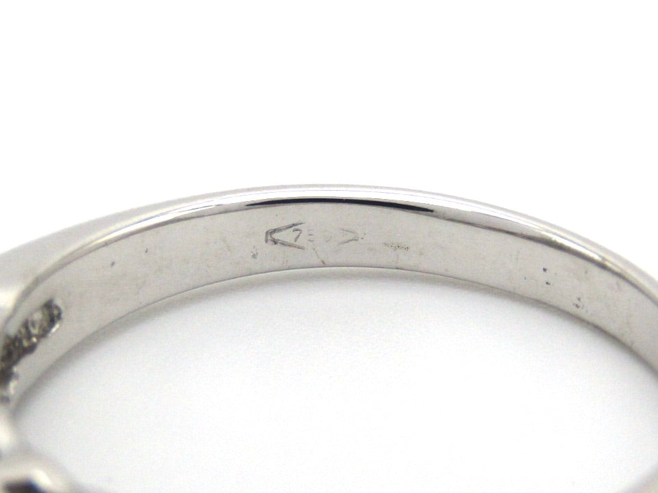 Estate, 18K gold diamond half eternity ring