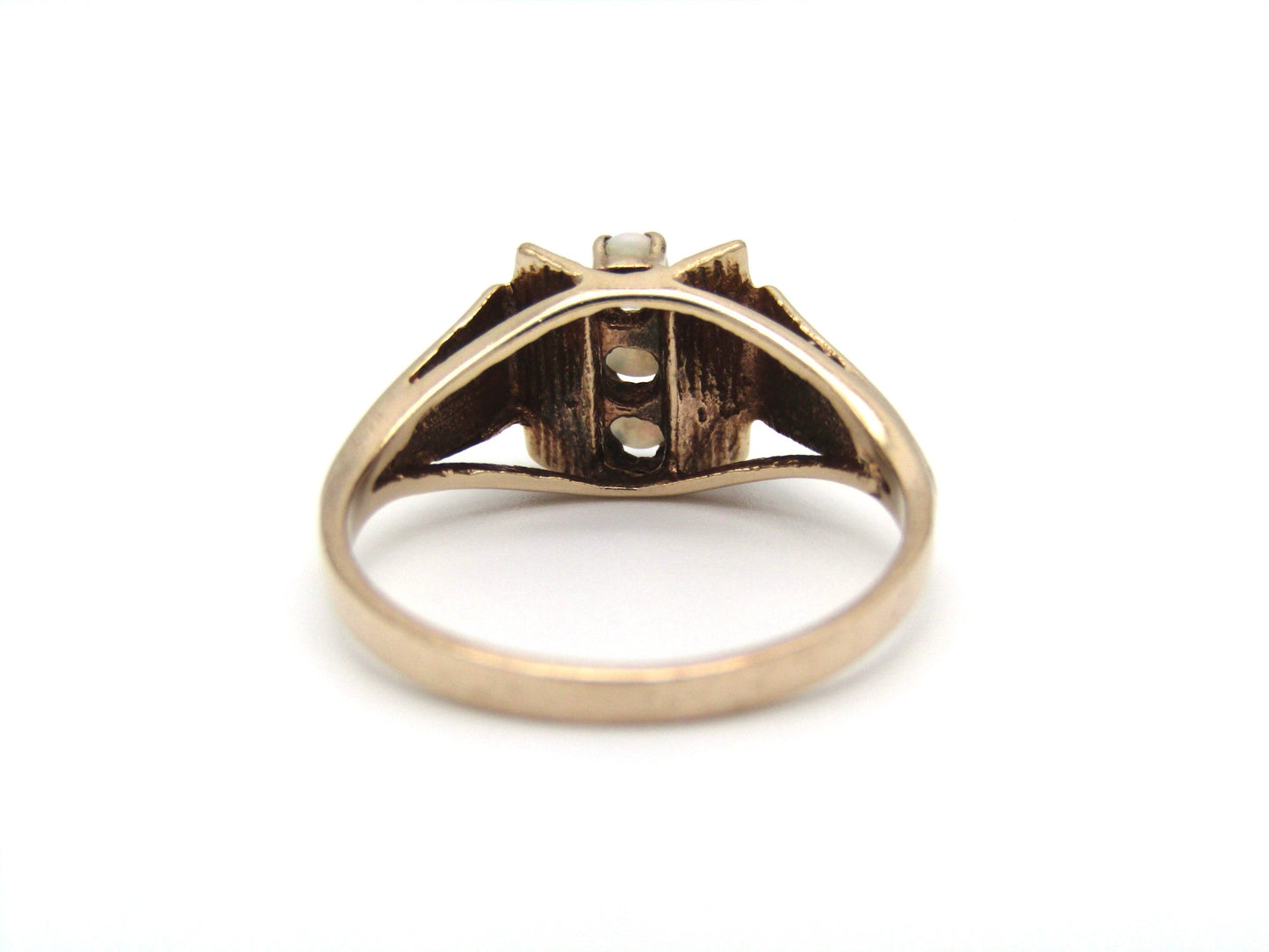 Mid-century, 9K gold opal ring by Zeeta