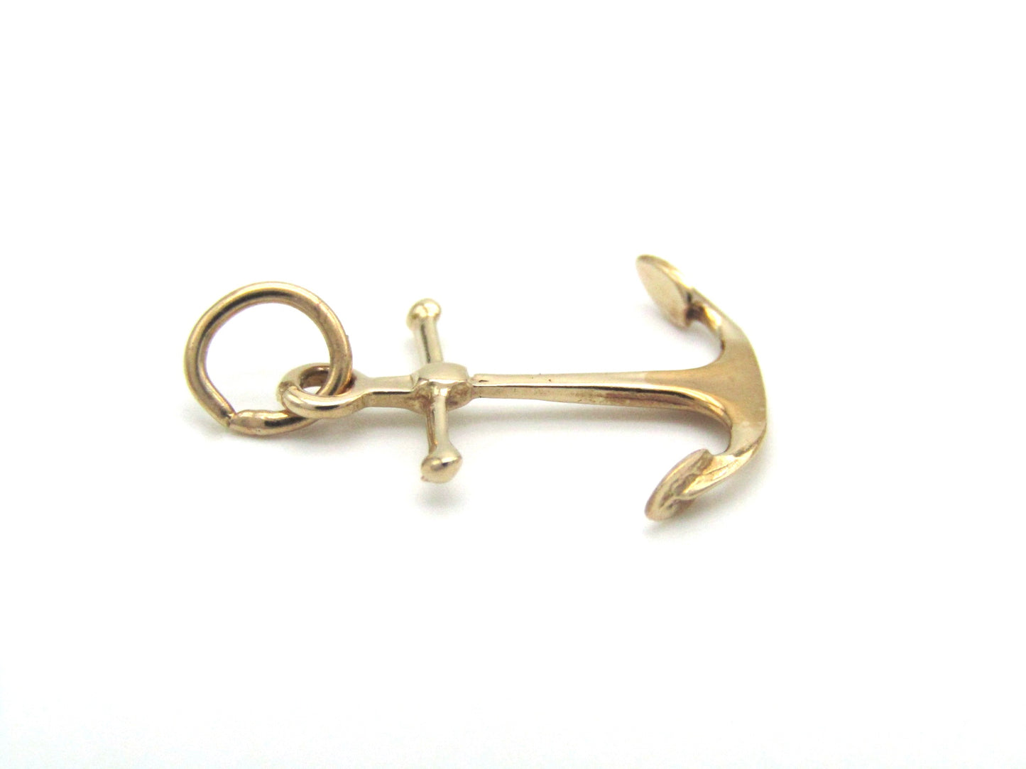 Vintage, 9K gold anchor pendant/charm