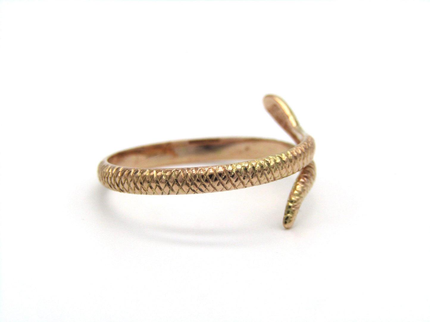 Vintage, 14K gold snake ring