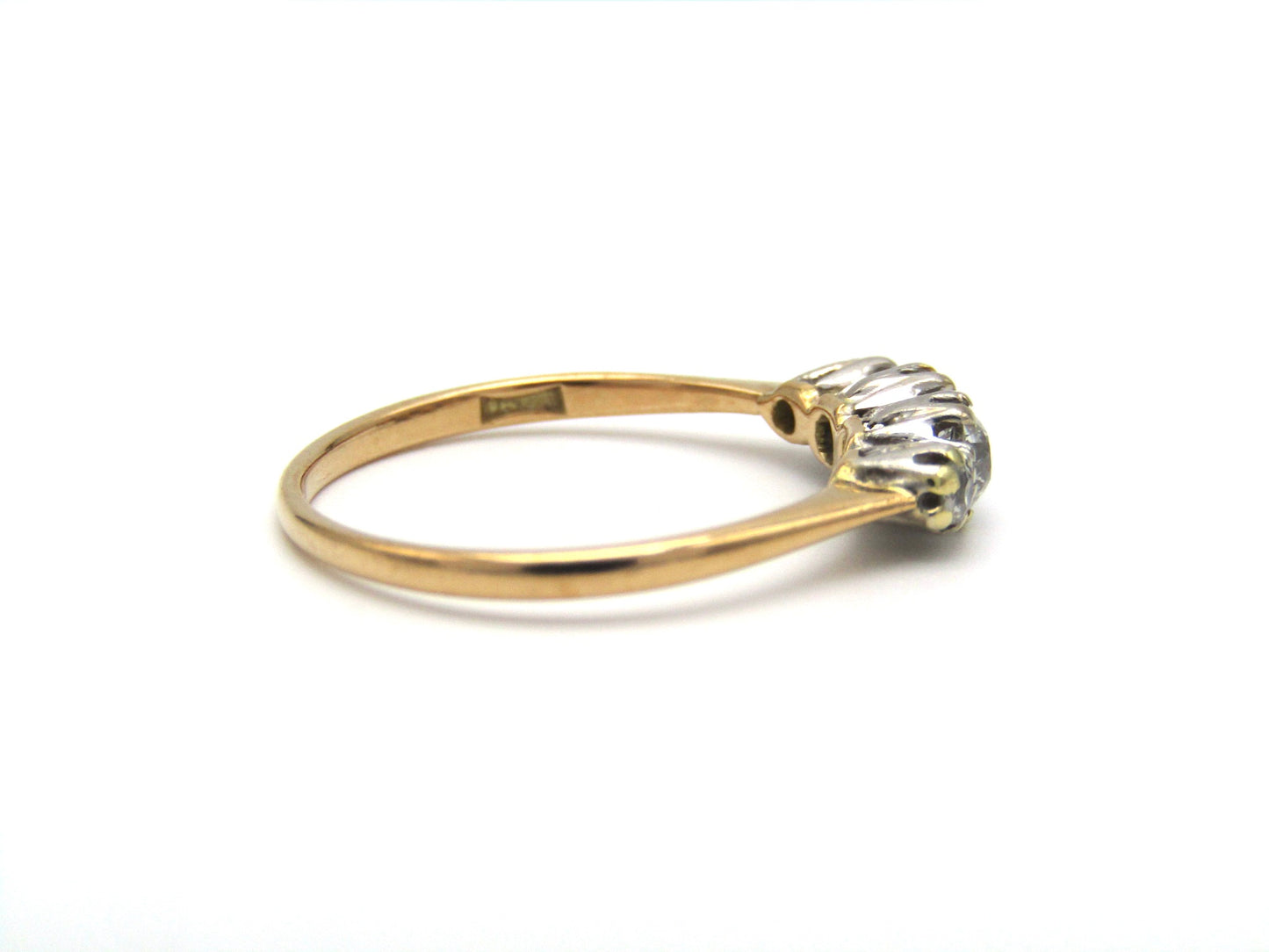 Edwardian, 18K gold diamond ring