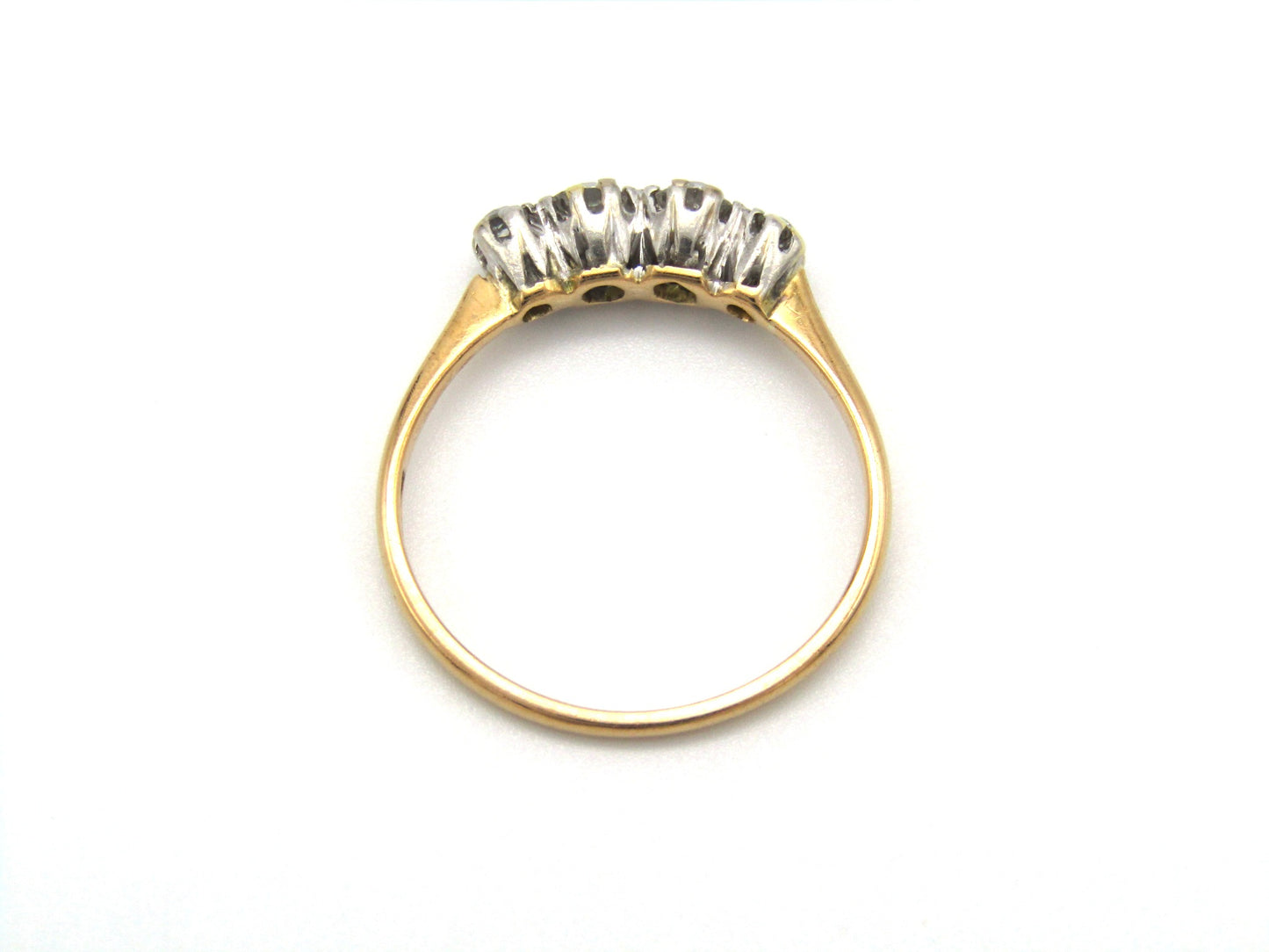 Edwardian, 18K gold diamond ring