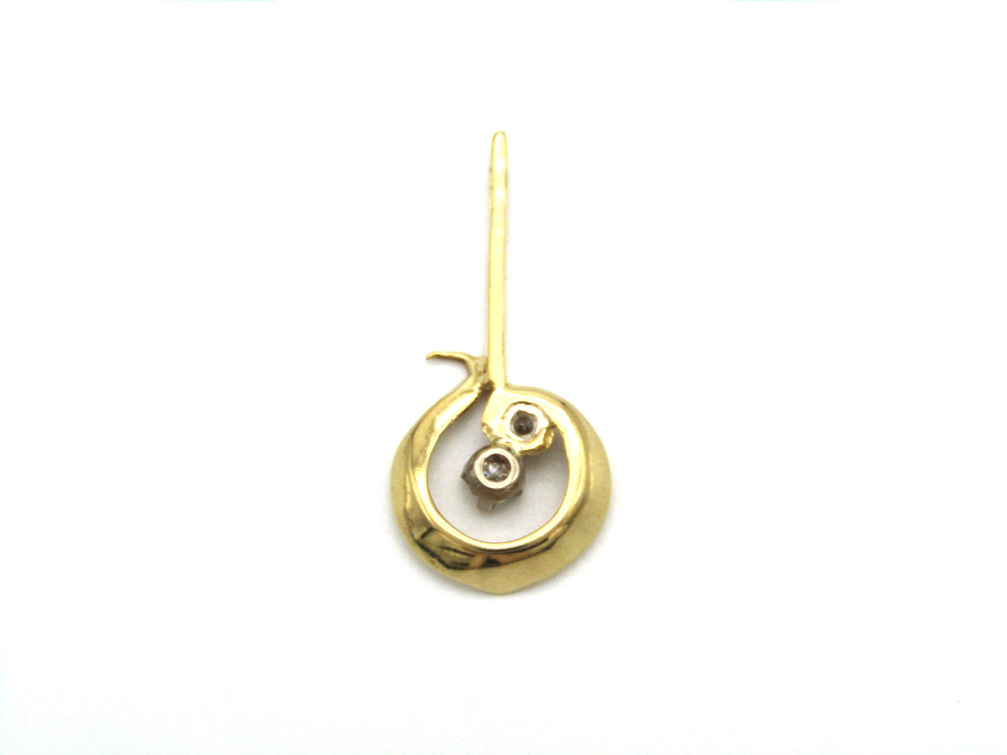 Vintage, 18K gold diamond pendant